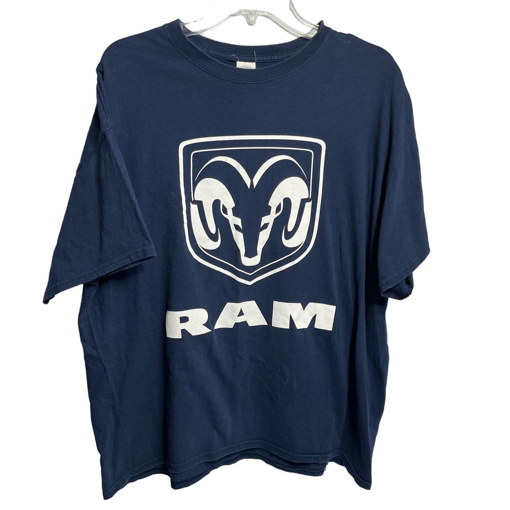 Dodge Ram Trucks Mens Graphic Logo T-Shirt Size XL